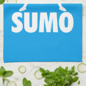 相撲スクワット – パワーリフティングやる気を起こさせる キッチンタオル (折り畳み)