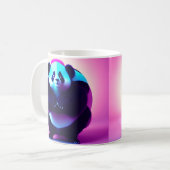 相撲パンダ竹の蚊、コーヒーマグ コーヒーマグカップ (正面左)