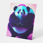 相撲パンダ竹の蚊、台座のサイン 台座サイン (正面)