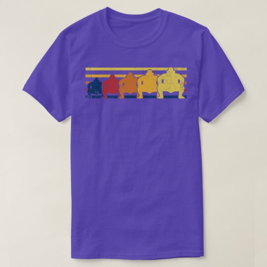 相撲レスリング力士1 Tシャツ (デザイン正面)
