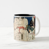 相撲レスリング1860年 ツートーンマグカップ (正面右)