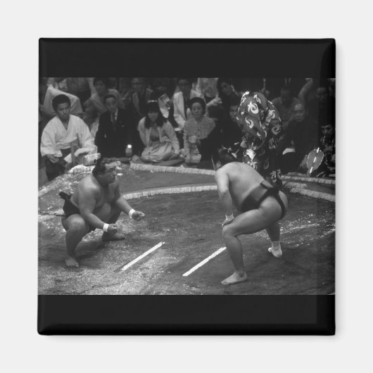 相撲レスリング マグネット (正面)