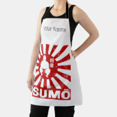 相撲レトロ力士日本のヴィンテージデザイン エプロン (インサイチュ)