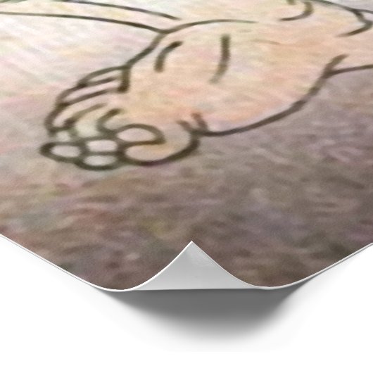 相撲日本の人 ポスター (角)