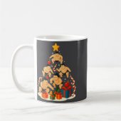 相撲日本相撲力士クリスマスT コーヒーマグカップ (左)