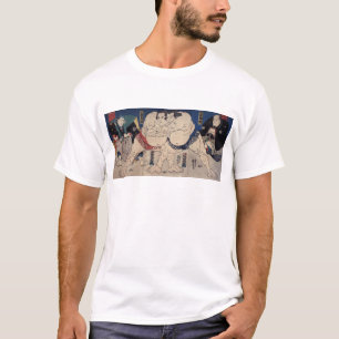 相撲,国芳相撲レスリング，国芳，浮世絵 Tシャツ