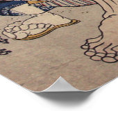 相撲, 国芳 Sumo Wrestling, Kuniyoshi, Ukiyo-e ポスター (角)