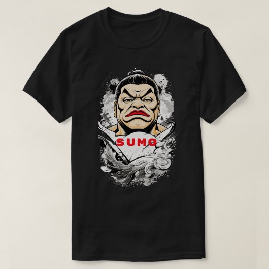 相撲 Tシャツ (デザイン正面)