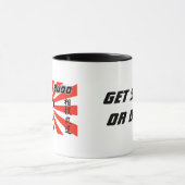 相撲Budoの日本のな芸術のマグ マグカップ (中央)