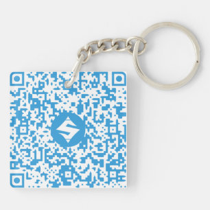 相撲QR Code/QRコード両面のKeychain 2" キーホルダー