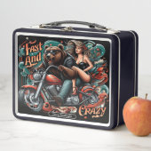 相棒で自転車に乗る メタルランチボックス (インサイチュ)