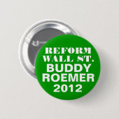 相棒のRoemer 2012の改良ウォールストリート 缶バッジ (正面&裏面)