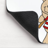 相棒を採取しているパパ マウスパッド (コーナー)