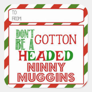 相棒ギフトラベル スクエアシール