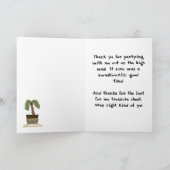 相棒!お礼状 サンキューカード (内部)