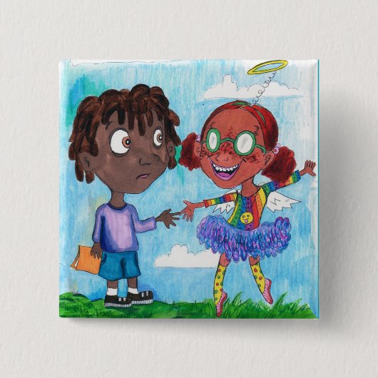 相棒 缶バッジ (正面)