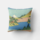 相模国北斎箱根湖 クッション (裏面)