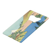 相模国北斎箱根湖 クレジットカード栓抜き (裏面アングル)