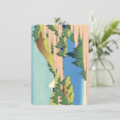 相模国北斎箱根湖 サンキューカード (スタンド正面)