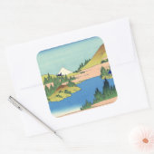 相模国北斎箱根湖 スクエアシール (封筒)