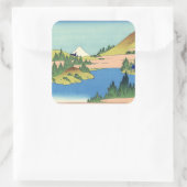 相模国北斎箱根湖 スクエアシール (バッグ)