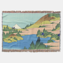 相模国北斎箱根湖 スローブランケット