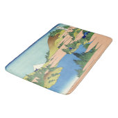 相模国北斎箱根湖 バスマット (アングル)
