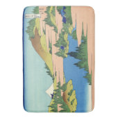 相模国北斎箱根湖 バスマット (正面縦)