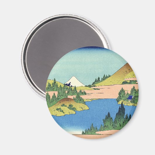 相模国北斎箱根湖 マグネット (正面/裏面)