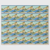 相模国北斎箱根湖 ラッピングペーパー (フラット)