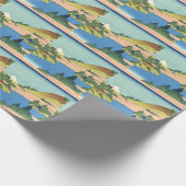 相模国北斎箱根湖 ラッピングペーパー (角)