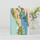 相模国北斎箱根湖 招待状 (スタンド正面)