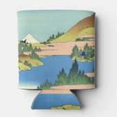 相模国北斎箱根湖 缶クーラー (裏面)