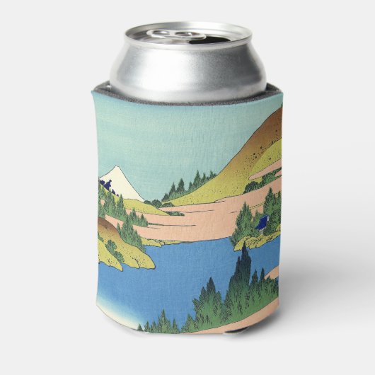 相模国北斎箱根湖 缶クーラー (缶裏面)