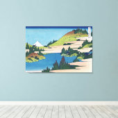 相模国箱根湖 キャンバスプリント (インサイチュ (ウッドフロア))