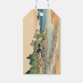 相模国葛飾北斎江ノ島 ギフトタグ