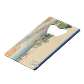 相模国葛飾北斎江ノ島 クレジットカード栓抜き (正面アングル)