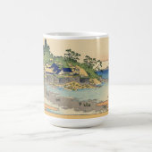 相模国葛飾北斎江ノ島 コーヒーマグカップ (中央)