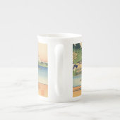 相模国葛飾北斎江ノ島 ボーンチャイナマグカップ (裏面)