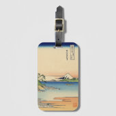 相模国葛飾北斎江ノ島 ラゲッジタグ (正面縦)