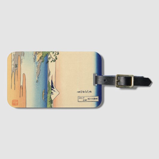 相模国葛飾北斎江ノ島 ラゲッジタグ (正面横)