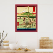 相模川～ヴィンテージ 日本の ポスター (キッチン)