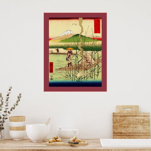 相模川~ヴィンテージ 日本の ポスター (キッチン)