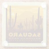 相模良公園国立公園 |アリゾナ ガラスコースター (裏面)