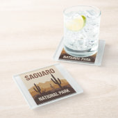 相模良国公ミニマル園旅行芸術 ガラスコースター (アングル)