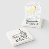 相模良国公ミニマル園線芸術 ストーンコースター (横)