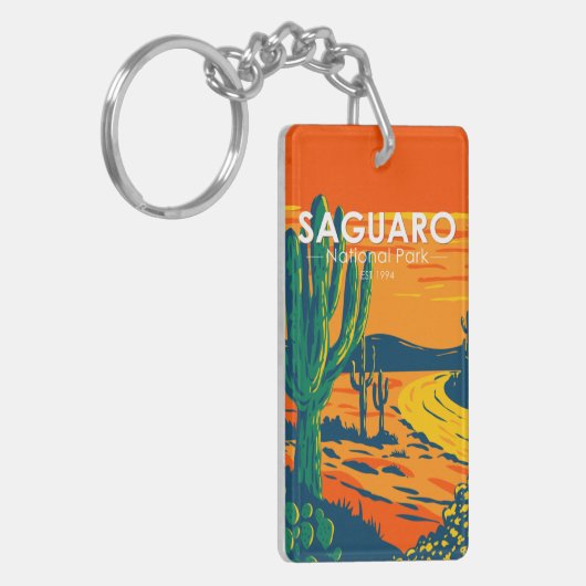 相模良国立公園アリゾナヴィンテージ両面 キーホルダー (正面左)