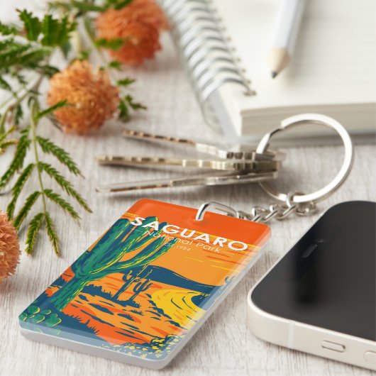 相模良国立公園アリゾナヴィンテージ両面 キーホルダー (正面右)