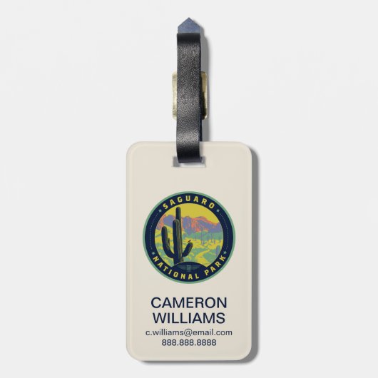 相模良国立公園 ラゲッジタグ (裏面縦)