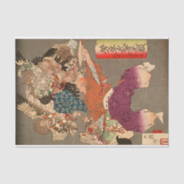 相模藩主宝生高時が天狗を除く 薄葉紙